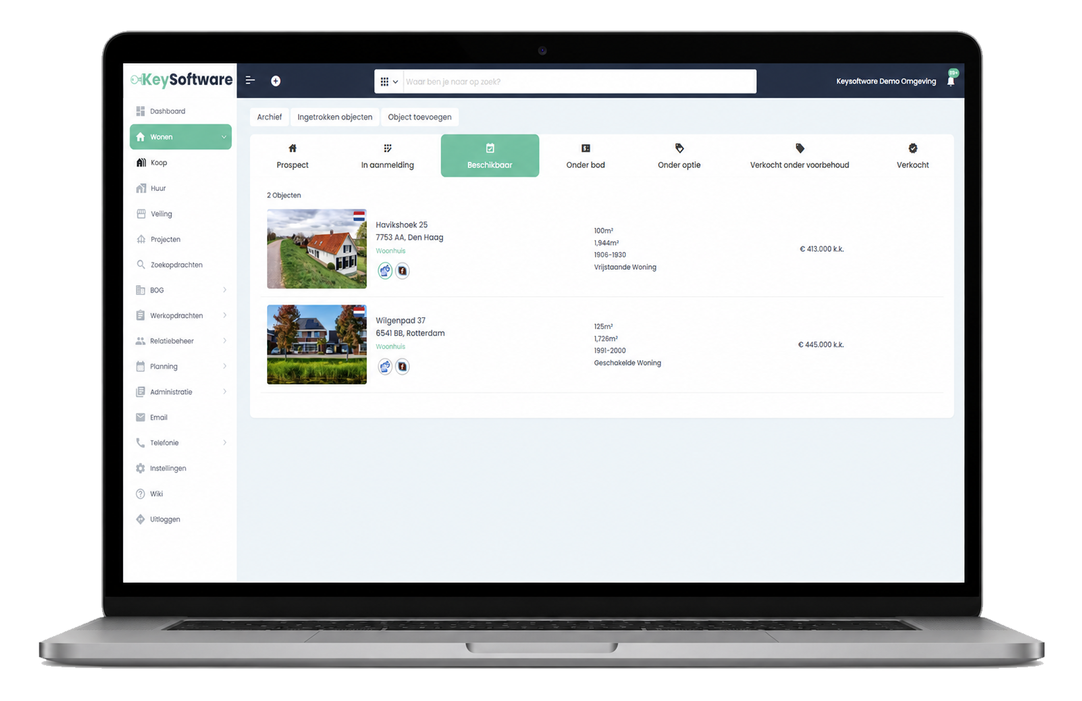 KeySoftware aanbod overzicht